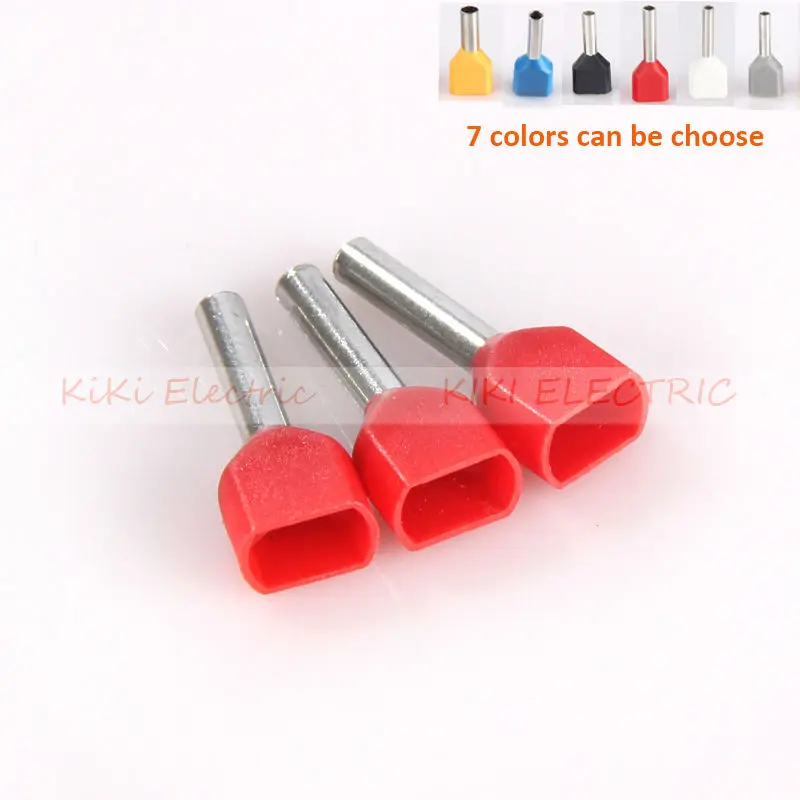 Free shipping 1000pcs/lot purple Copper Crewel Tube Insulating Terminal for 2*1.0mm2 wire Dual entry Cord End Terminals TE1010
Free shipping 1000pcs/lot purple Copper Crewel Tube Insulating Terminal for 2*1.0mm2 wire Dual entry Cord End Terminals TE1010