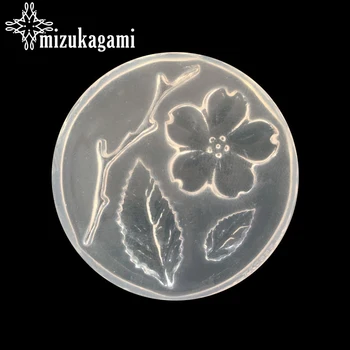 

1pcs/lot Reusable Cherry Blossom Flower Branch Leaf Small Template Decorative Handmade Ornaments DIY Resin Mold Silica Gel Mold