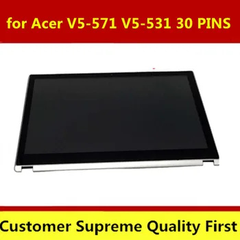 

New Laptop replacement touch digitizer Screen For Acer Aspire V5-531 V5-531P V5-571 V5-571P V5-571PG lcd assembly with frame