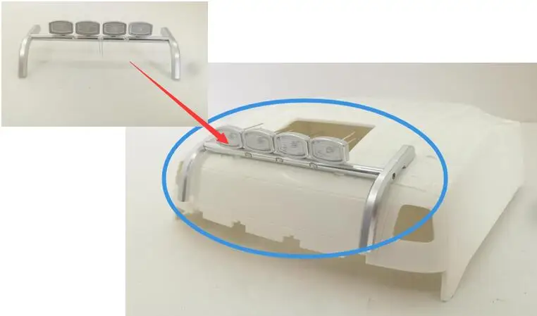 Medium grid plating led bar w/lights For Tamiya 1/14 RC VOLVO FH16 6X4 TIMBER TRUCK 8x8Globetrotter FH12 750 Tractor Kit 56360
Medium grid plating led bar w/lights For Tamiya 1/14 RC VOLVO FH16 6X4 TIMBER TRUCK 8x8Globetrotter FH12 750 Tractor Kit 56360