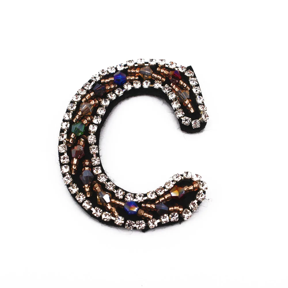 Rhinestone English Alphabet C Embroidery DIY Sew on Alphabet Punk Applique for Garment DIY Mixed 26 Letter Patches for Clothing
Rhinestone English Alphabet C Embroidery DIY Sew on Alphabet Punk Applique for Garment DIY Mixed 26 Letter Patches for Clothing