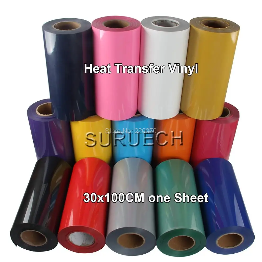 1 Sheet 30cmx100CM (12x40I) PVC Heat Transfer Vinyl Heat Press Machine Cutting Plotter Cutter T-shirt DIY Foil Film
1 Sheet 30cmx100CM (12x40I) PVC Heat Transfer Vinyl Heat Press Machine Cutting Plotter Cutter T-shirt DIY Foil Film