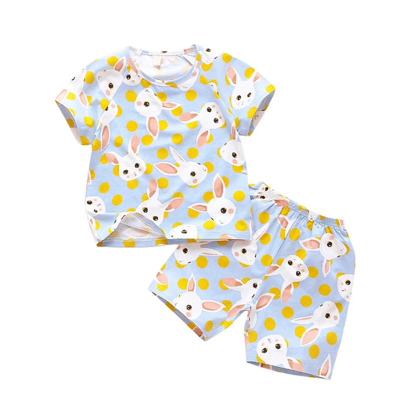 Children Home Clothing Sets For Girls Pajamas Suits Cotton Summer Kids Sleepwear Cartoon Bunny Night Outfits 4 6 8 9 10 12 Years
Children Home Clothing Sets For Girls Pajamas Suits Cotton Summer Kids Sleepwear Cartoon Bunny Night Outfits 4 6 8 9 10 12 Years