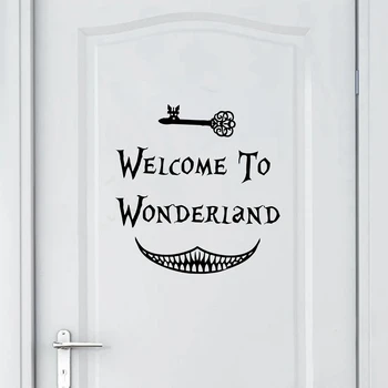 Alice in Wonderland Wall Sticker Art Decor Welcome To Alice in Wonderland Wall Decals Kids Room Wall Door Decoration
Alice in Wonderland Wall Sticker Art Decor Welcome To Alice in Wonderland Wall Decals Kids Room Wall Door Decoration