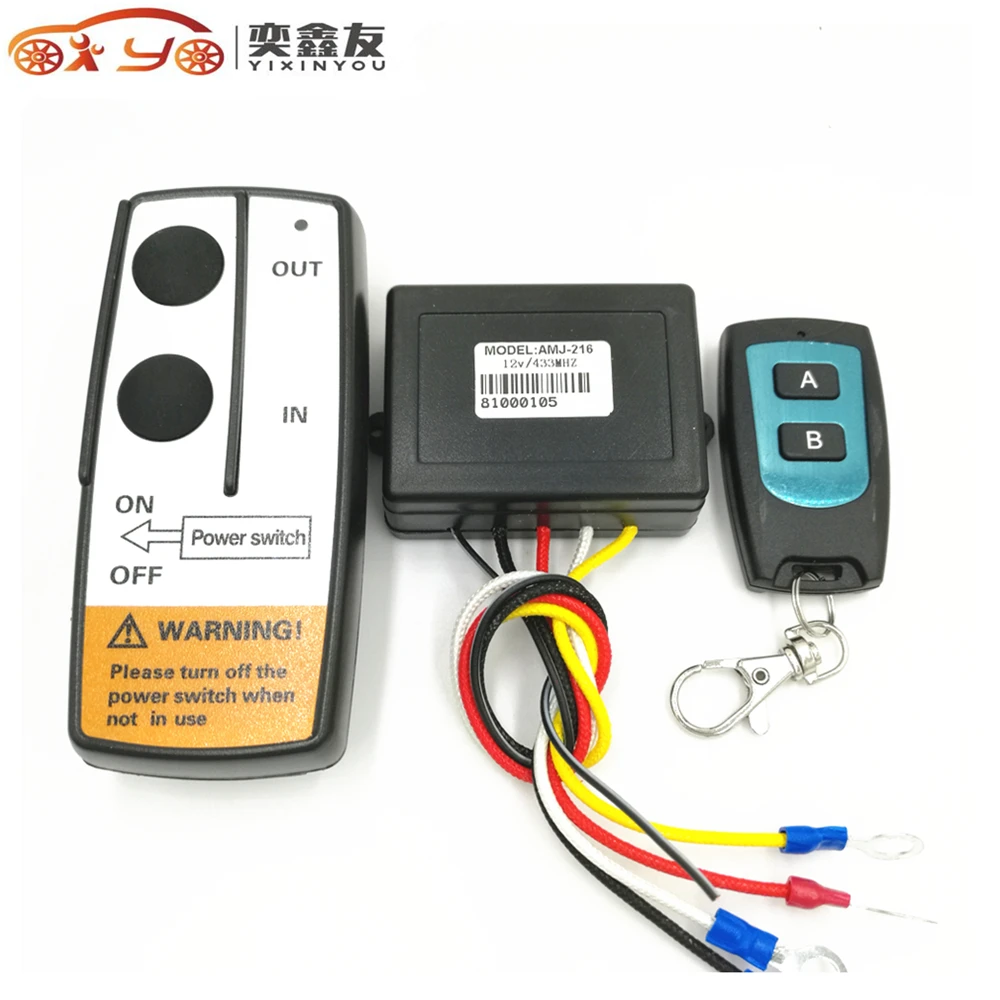 12V Electric Winch Wireless Remote Control System For Truck Jeep ATV Winch Warn Ramsey+Waterproof Remote Control
12V Electric Winch Wireless Remote Control System For Truck Jeep ATV Winch Warn Ramsey+Waterproof Remote Control