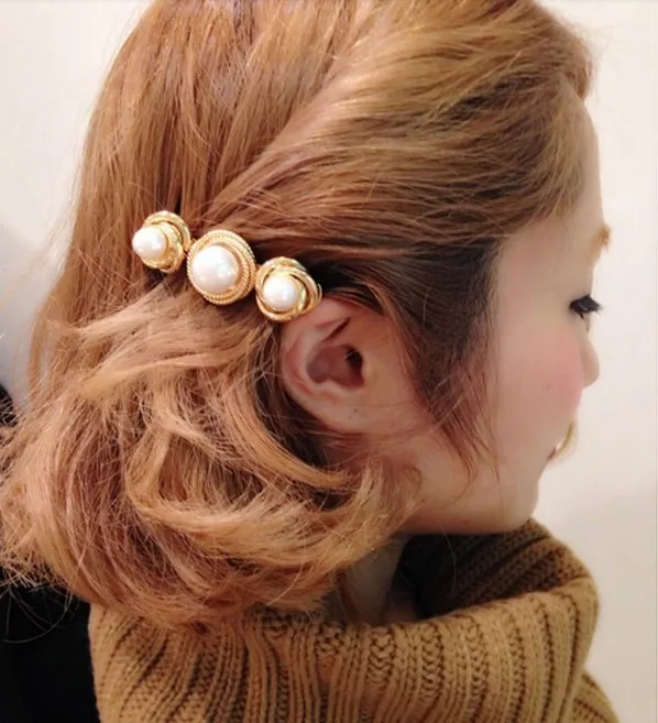 Charming Round Simulated Pearl Decor Barrettes Women Head Jewelry Headwear Hairpins Clips For Hair Accessories
Charming Round Simulated Pearl Decor Barrettes Women Head Jewelry Headwear Hairpins Clips For Hair Accessories