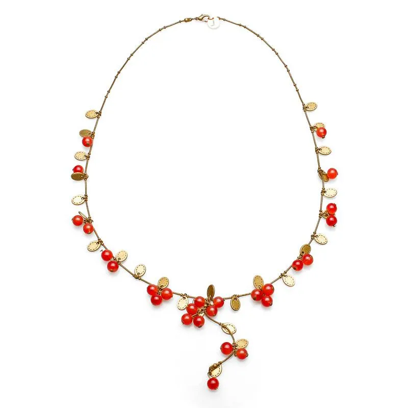 New Arrival Red Small Cherry Vintage Necklaces Opal Material Natural Crystal Women Necklace Hot Sale Women Fashion Jewelry
New Arrival Red Small Cherry Vintage Necklaces Opal Material Natural Crystal Women Necklace Hot Sale Women Fashion Jewelry