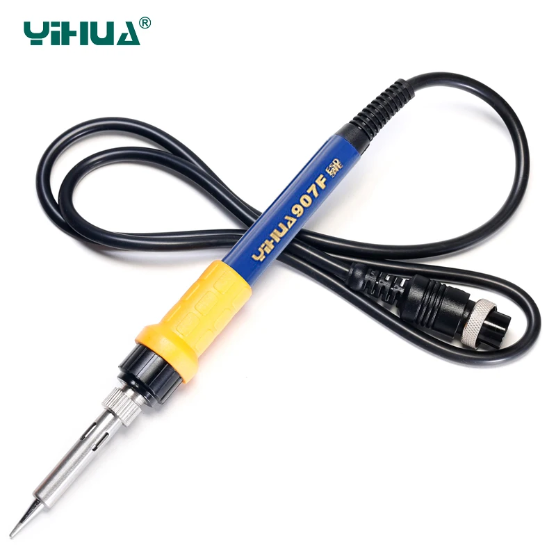 YIHUA 907F Soldering Iron 60W High Power Use For 853AAA Soldering Station Universal Solder Iron Handle High Quality Welding Tool 
YIHUA 907F Soldering Iron 60W High Power Use For 853AAA Soldering Station Universal Solder Iron Handle High Quality Welding Tool