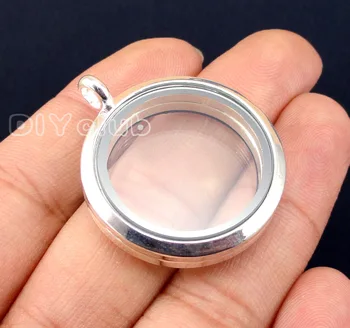 2pcs-Bright Silver Round Floating Locket, Glass Locket Pendant, Floating Glass Lockets, Memory Lockets For Necklace 30mm
2pcs-Bright Silver Round Floating Locket, Glass Locket Pendant, Floating Glass Lockets, Memory Lockets For Necklace 30mm
