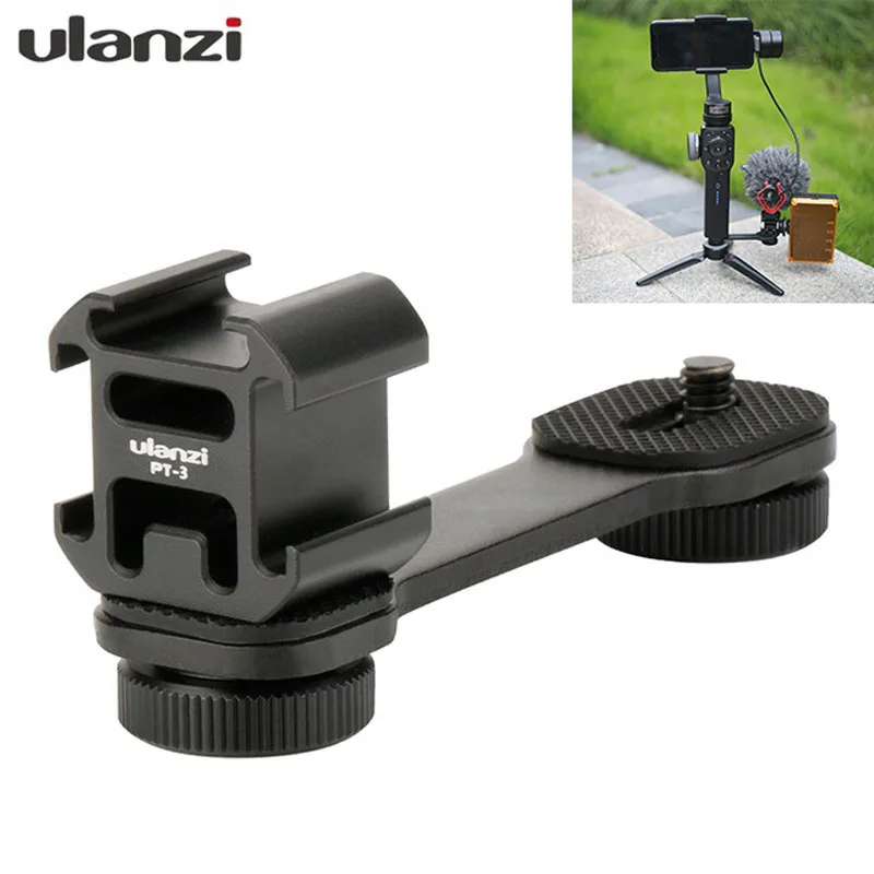 For DJI Osmo Mobile 2 Accessories Triple Hot Shoe Mount Gimbal Adapter Extension Bracket for Moza MINI-MI/S Freevision vilta M
For DJI Osmo Mobile 2 Accessories Triple Hot Shoe Mount Gimbal Adapter Extension Bracket for Moza MINI-MI/S Freevision vilta M