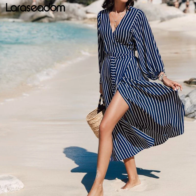 Blue Striped Swimsuit cover up Beach Tunic Sarong Robe de Plage Beachwear kaftans long Summer Beach Dress Women Swim Wear#Z210
Blue Striped Swimsuit cover up Beach Tunic Sarong Robe de Plage Beachwear kaftans long Summer Beach Dress Women Swim Wear#Z210