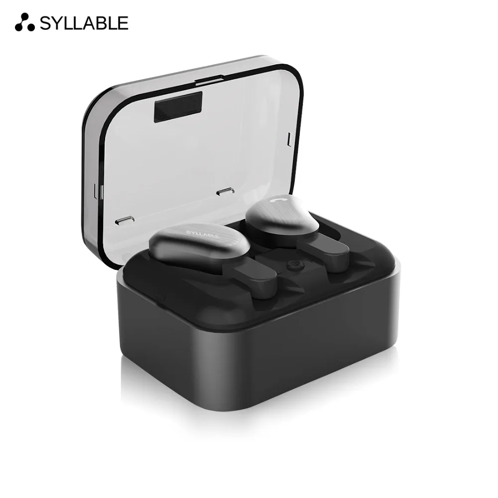 SYLLABLE D9 Wireless Earbud TWS Bluetooth Headset Metal Charge Case Bluetooth Earphone for Phone Mic for Calls IPX4 Waterproof
SYLLABLE D9 Wireless Earbud TWS Bluetooth Headset Metal Charge Case Bluetooth Earphone for Phone Mic for Calls IPX4 Waterproof