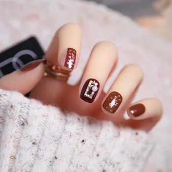 24pcs Girls DIY Fashion Short Fake Nails Simulation Pearl Beauty Artificial Nail Detachable Wearable New Nail Art Tips with Glue
24pcs Girls DIY Fashion Short Fake Nails Simulation Pearl Beauty Artificial Nail Detachable Wearable New Nail Art Tips with Glue