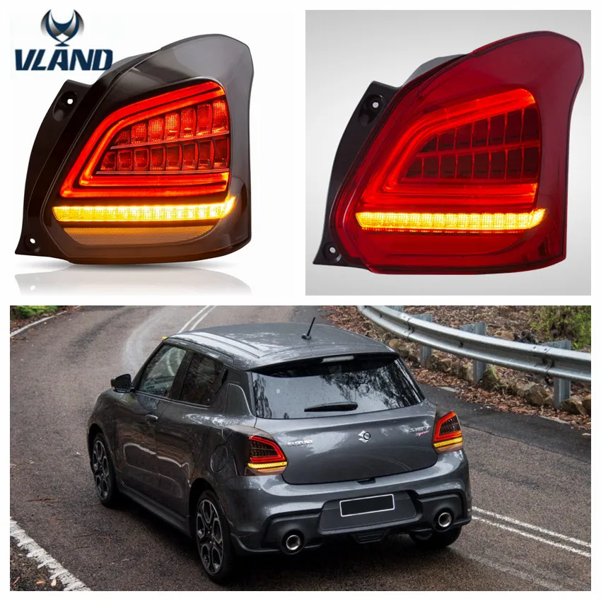 VLAND manufacturer for Car Assembly light for Swift LED Taillight 2017-UP for Swift Full LED Tail lamp with moving turn signal
VLAND manufacturer for Car Assembly light for Swift LED Taillight 2017-UP for Swift Full LED Tail lamp with moving turn signal