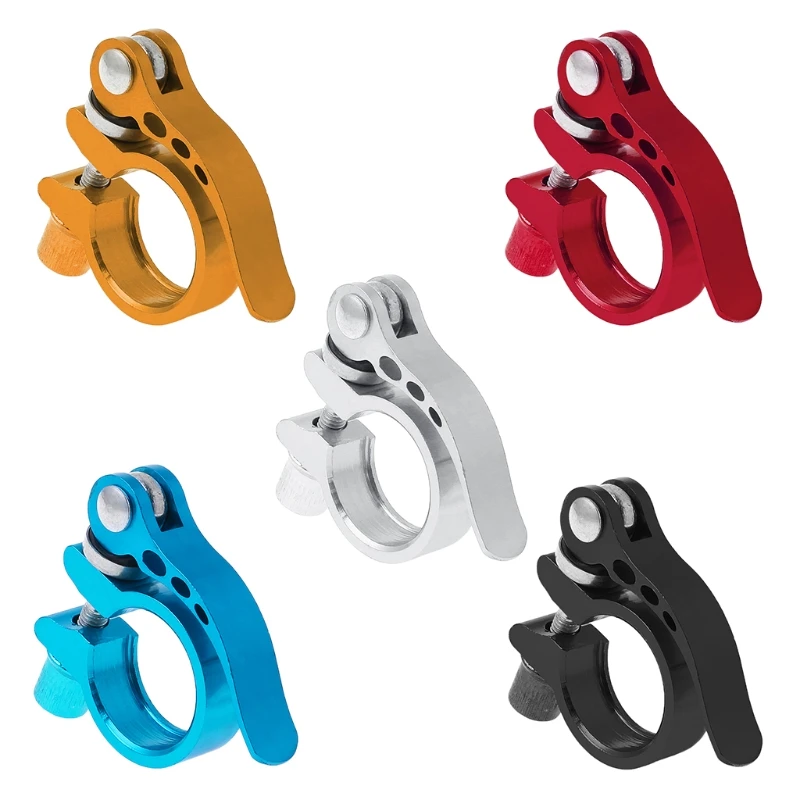 New Aluminum Alloy Seatpost Clamp Quick Release MTB Cycling 28.6 Seat Bike Accessory
New Aluminum Alloy Seatpost Clamp Quick Release MTB Cycling 28.6 Seat Bike Accessory