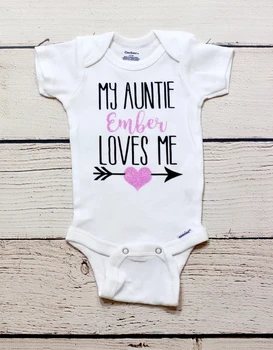 personalize name My auntie loves me baby shower toddler take home outfit bodysuit onepiece romper kids t shirts birthday tees
personalize name My auntie loves me baby shower toddler take home outfit bodysuit onepiece romper kids t shirts birthday tees