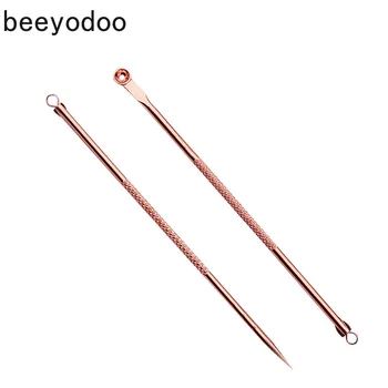 2pcs/set Rose Gold Black Head Pimples Acne Needle Tool Blemish Extractor Remover Face Care Comedone
2pcs/set Rose Gold Black Head Pimples Acne Needle Tool Blemish Extractor Remover Face Care Comedone