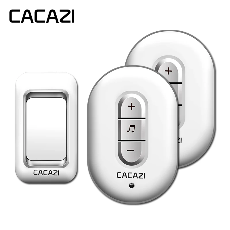 CACAZI Waterproof Home Wireless Doorbell 300M Remote LED Light Cordless Calling Bell Battery Button US Plug 6 Volume 48 Chime
CACAZI Waterproof Home Wireless Doorbell 300M Remote LED Light Cordless Calling Bell Battery Button US Plug 6 Volume 48 Chime