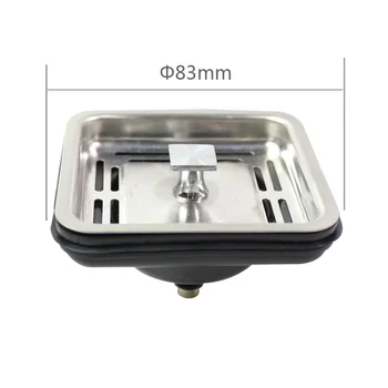 Talea Stainless steel Square Sink strainer Plug Kitchen Sink Drain Mesh Stopper Basket Strainer Waste Plug Kitchen Appliances
Talea Stainless steel Square Sink strainer Plug Kitchen Sink Drain Mesh Stopper Basket Strainer Waste Plug Kitchen Appliances