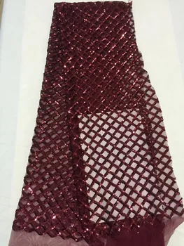 African Sequins Lace Fabric 2019 Embroidered Nigerian Net Laces Fabric Bridal High Quality French Tulle Lace Fabric .5yards
African Sequins Lace Fabric 2019 Embroidered Nigerian Net Laces Fabric Bridal High Quality French Tulle Lace Fabric .5yards
