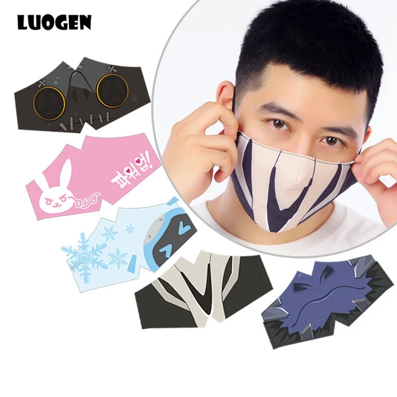 Breathable Unisex Game OW D.va Dva Reaper Mei Cosplay Cotton Mouth Mask PM2.5 Filter Anti Dust Smog Haze Health Care Soft Masks
Breathable Unisex Game OW D.va Dva Reaper Mei Cosplay Cotton Mouth Mask PM2.5 Filter Anti Dust Smog Haze Health Care Soft Masks