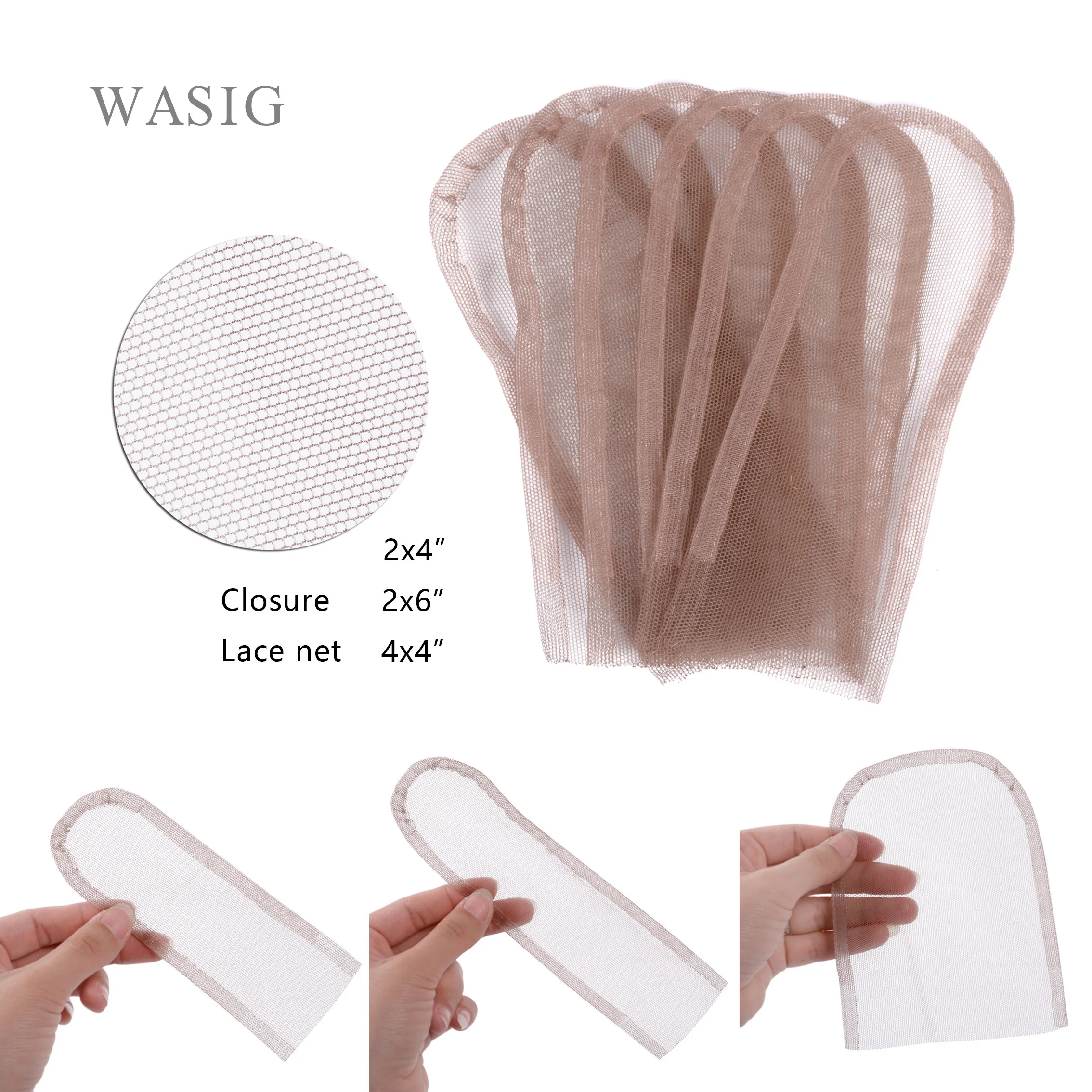 2*4 2*6 4*4 Swiss Lace Closure Frontal Base Hand-Woven Hair Net Piece For Making Lace Wigs Cap Closure Wig Accessory
2*4 2*6 4*4 Swiss Lace Closure Frontal Base Hand-Woven Hair Net Piece For Making Lace Wigs Cap Closure Wig Accessory