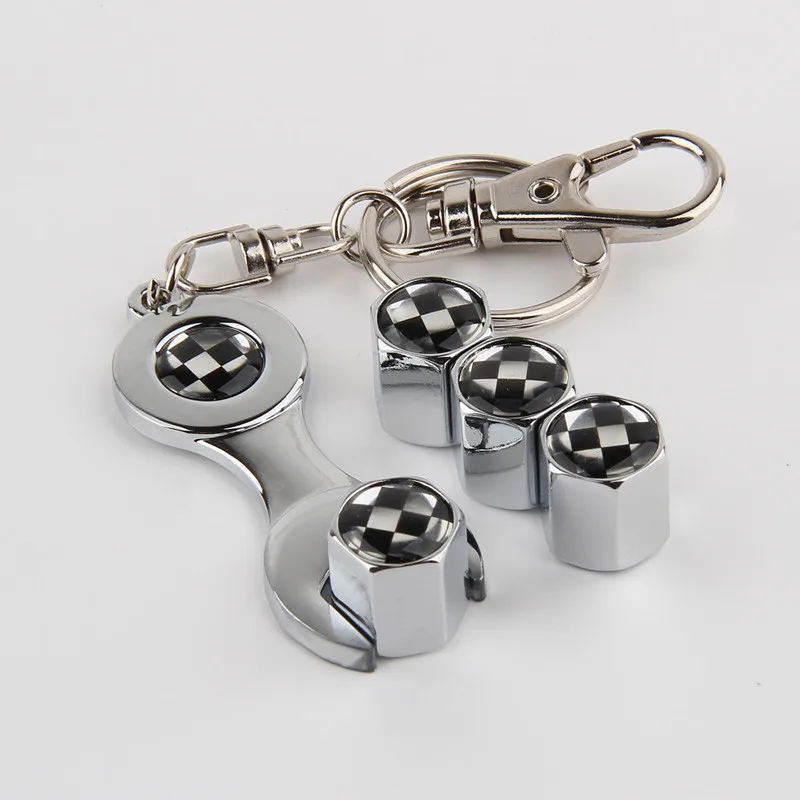 Car Air Valve Caps Decor Wheel Tire Stems Dust Covers Wrench Universal lattice 2016 4PCS new
Car Air Valve Caps Decor Wheel Tire Stems Dust Covers Wrench Universal lattice 2016 4PCS new