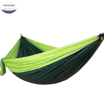Hammock Portable Parachute Nylon Fabric Travel Ultralight Camping Single Wide Outdoor Travel Suspension(Darkgreen +Green)
Hammock Portable Parachute Nylon Fabric Travel Ultralight Camping Single Wide Outdoor Travel Suspension(Darkgreen +Green)