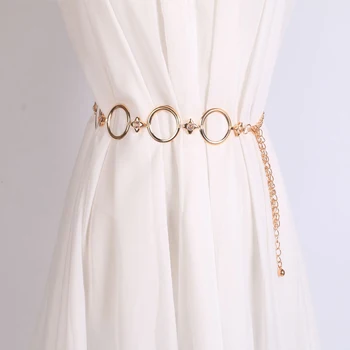 2020 Fashion Metal Waist Chain Gold Plated Belt Decoration Belt for Dresses Women Circle Metal String Girls Designer Belts
2020 Fashion Metal Waist Chain Gold Plated Belt Decoration Belt for Dresses Women Circle Metal String Girls Designer Belts