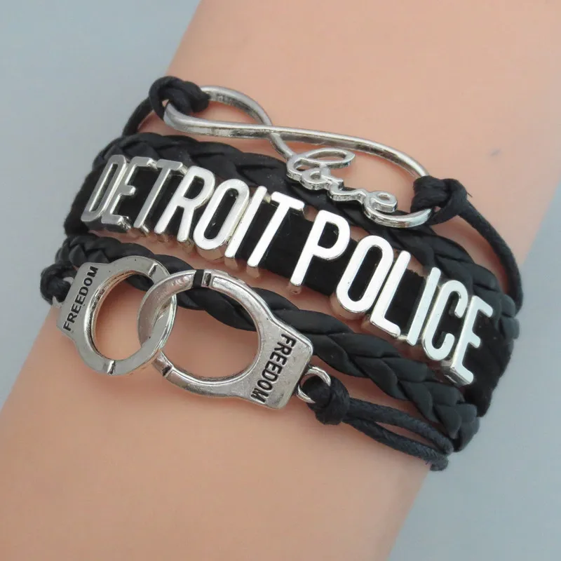 fashion infinity detroit police bracelets charm love police bracelets customise bracelet
fashion infinity detroit police bracelets charm love police bracelets customise bracelet