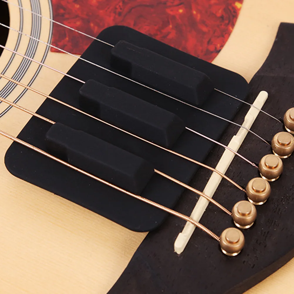 Silencer Silicone Practice Guitar Accessory Feedback Control Sound Weaken Guitar Mute Pad For Folk Acoustic Guitar
Silencer Silicone Practice Guitar Accessory Feedback Control Sound Weaken Guitar Mute Pad For Folk Acoustic Guitar