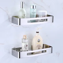 ステンレス鋼 304 平方浴室コーナー棚シャワールームラックボディウォッシュボトルためトイレコーナーテーブル棚ホル(China)