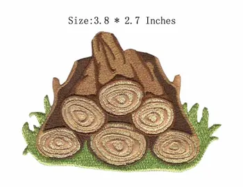3.8"wide A pile of wood embroidery patch patch applique/patches for sale/badge on clothes
3.8"wide A pile of wood embroidery patch patch applique/patches for sale/badge on clothes