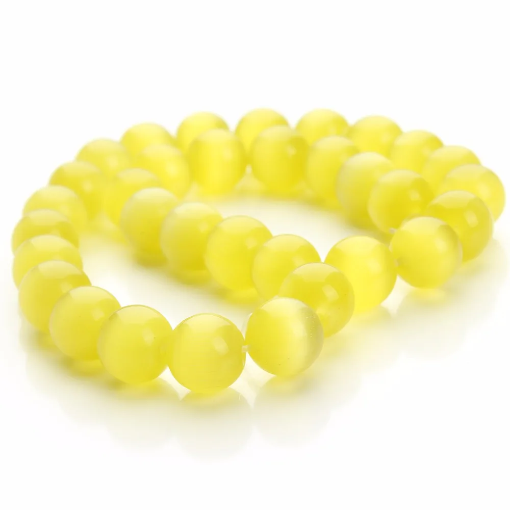DC Yellow Cat Eye Round Loose Spacer Charm Beads 6mm 8mm 10mm12mm 40cm/Strand for DIY Jewelry Necklace Bracelet Making Findings
DC Yellow Cat Eye Round Loose Spacer Charm Beads 6mm 8mm 10mm12mm 40cm/Strand for DIY Jewelry Necklace Bracelet Making Findings
