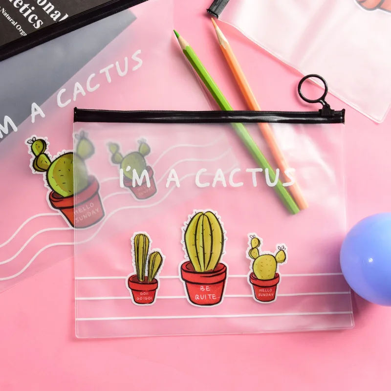 Cute Cactus Transparent Pencil Case Bags Waterproof Large Clear Pen Box Kawaii School Pencil Cases For Girls Korean Stationery
Cute Cactus Transparent Pencil Case Bags Waterproof Large Clear Pen Box Kawaii School Pencil Cases For Girls Korean Stationery