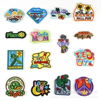 20pcs/lot 3M Self-adhesive Sticker Cute Embroidery Patches Clothing Plant Garment Accessories Biker Backpack Decoration Art Diy
20pcs/lot 3M Self-adhesive Sticker Cute Embroidery Patches Clothing Plant Garment Accessories Biker Backpack Decoration Art Diy