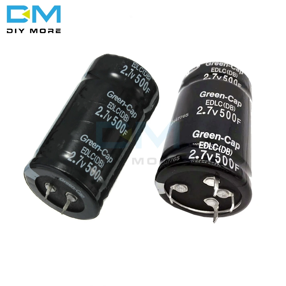 5PCS Super Farad Capacitor 2.7V 500F 35*60MM Capacitors Through Hole General Purpose 2.7V500F Capacitors Two Feet Four Feet
5PCS Super Farad Capacitor 2.7V 500F 35*60MM Capacitors Through Hole General Purpose 2.7V500F Capacitors Two Feet Four Feet