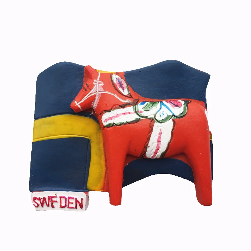 Lychee Dala Horse Fridge Magnets Sweden Landmarks Refrigerator Magnetic Sticker Home Decoration Travel Souvenirs
Lychee Dala Horse Fridge Magnets Sweden Landmarks Refrigerator Magnetic Sticker Home Decoration Travel Souvenirs