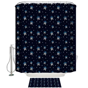 Pirate's Skull Cartoon Bathroom Mat With Shower Curtain Bathroom Accessory Sets Outdoor Toilet Cloth Rings Women Cute Cool Hotel
Pirate's Skull Cartoon Bathroom Mat With Shower Curtain Bathroom Accessory Sets Outdoor Toilet Cloth Rings Women Cute Cool Hotel
