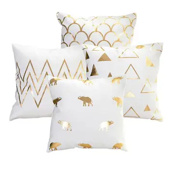 Geometric Animal Sofa Decorative Cushions Bronzing Nordic Decoration Home Cushion Cover Pillow Cover Christmas Pillowcase S2
Geometric Animal Sofa Decorative Cushions Bronzing Nordic Decoration Home Cushion Cover Pillow Cover Christmas Pillowcase S2
