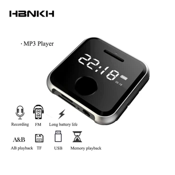 HBNKH Metal Mini Mp3 Player Hifi FM Radio Build in Speaker Voice Recorder Mp3 player TF Card Sports Portable 8G with Watch Band
HBNKH Metal Mini Mp3 Player Hifi FM Radio Build in Speaker Voice Recorder Mp3 player TF Card Sports Portable 8G with Watch Band