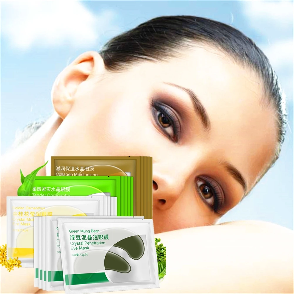 BIOAQUA Mung bean Essence Eye Mask 2Pcs/Pack Eye Skin care Cell repair Collagen gel dark Circles
BIOAQUA Mung bean Essence Eye Mask 2Pcs/Pack Eye Skin care Cell repair Collagen gel dark Circles