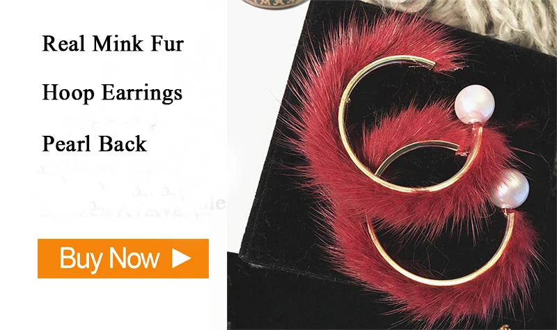 Pearl Fur Hoop