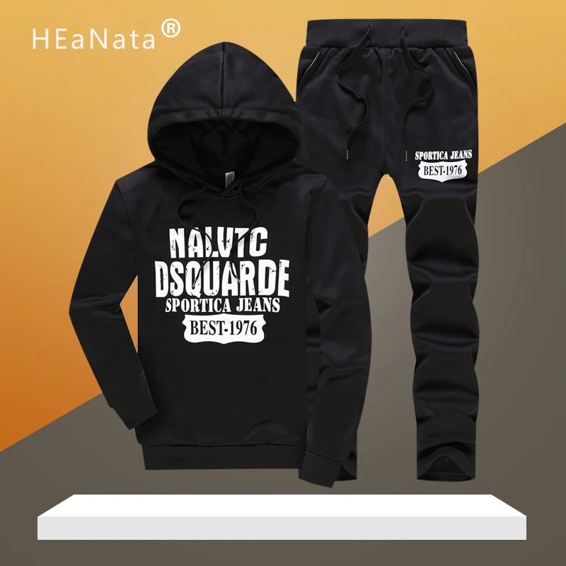 2019 Autumn Winter Two-piece Tracksuit Jogging Suits For Men Sport Suits Letter Printed Training Hooded Running Sets Sweat Pants
2019 Autumn Winter Two-piece Tracksuit Jogging Suits For Men Sport Suits Letter Printed Training Hooded Running Sets Sweat Pants