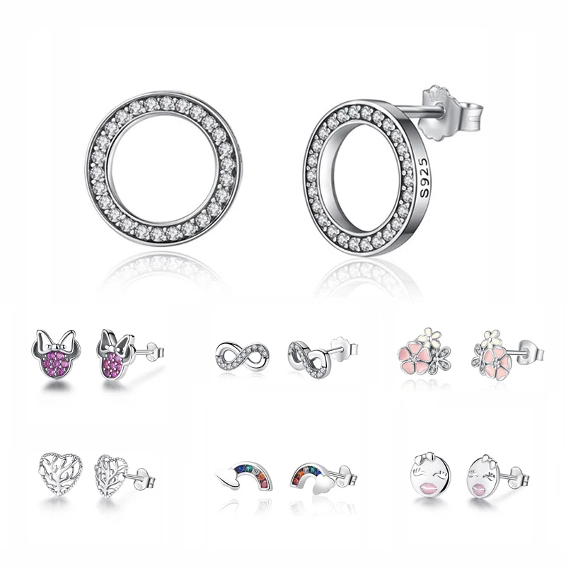 Original 925 Sterling Silver Stud Earrings Minnie Shape Earings Pearl Gold Flower Crystal Earring For Women Fashion Jewelry
Original 925 Sterling Silver Stud Earrings Minnie Shape Earings Pearl Gold Flower Crystal Earring For Women Fashion Jewelry