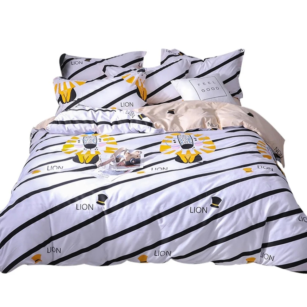 Quilt Cover Set Polyester Bed Cover Set Three Piece Bedding Tribute Cotton Pillowcase Creative Pattern Full Size K508
Quilt Cover Set Polyester Bed Cover Set Three Piece Bedding Tribute Cotton Pillowcase Creative Pattern Full Size K508