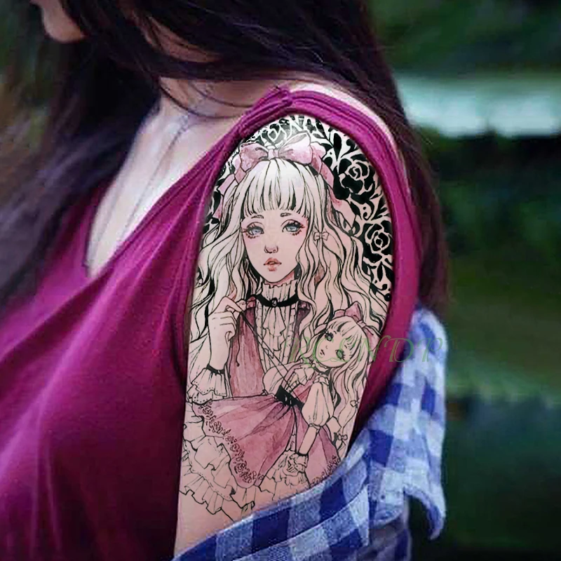 Waterproof Temporary Tattoo Sticker beauty girl princess fake tatto flash tatoo tatouage temporaire Stickers for lady women
Waterproof Temporary Tattoo Sticker beauty girl princess fake tatto flash tatoo tatouage temporaire Stickers for lady women