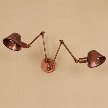 American Vintage Double Long Arm Iron Wall Lamp Lampshade E27 20cm Rusty Black Restaurant Decor Up and Down Wall Lights Retro
American Vintage Double Long Arm Iron Wall Lamp Lampshade E27 20cm Rusty Black Restaurant Decor Up and Down Wall Lights Retro