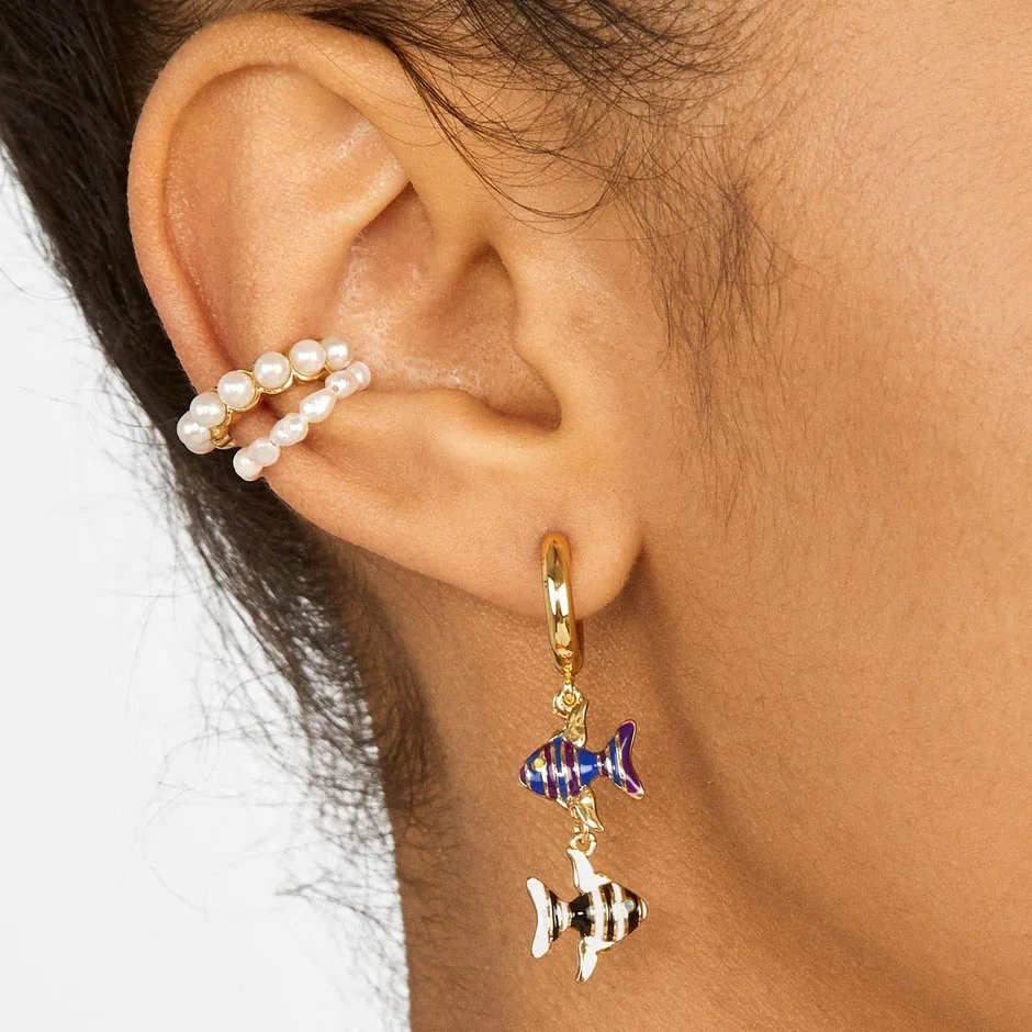 New Style Jewelry Fresh Water Pearl Cuff Earring Ear Bone Mini Hoop Earrings for Women
New Style Jewelry Fresh Water Pearl Cuff Earring Ear Bone Mini Hoop Earrings for Women