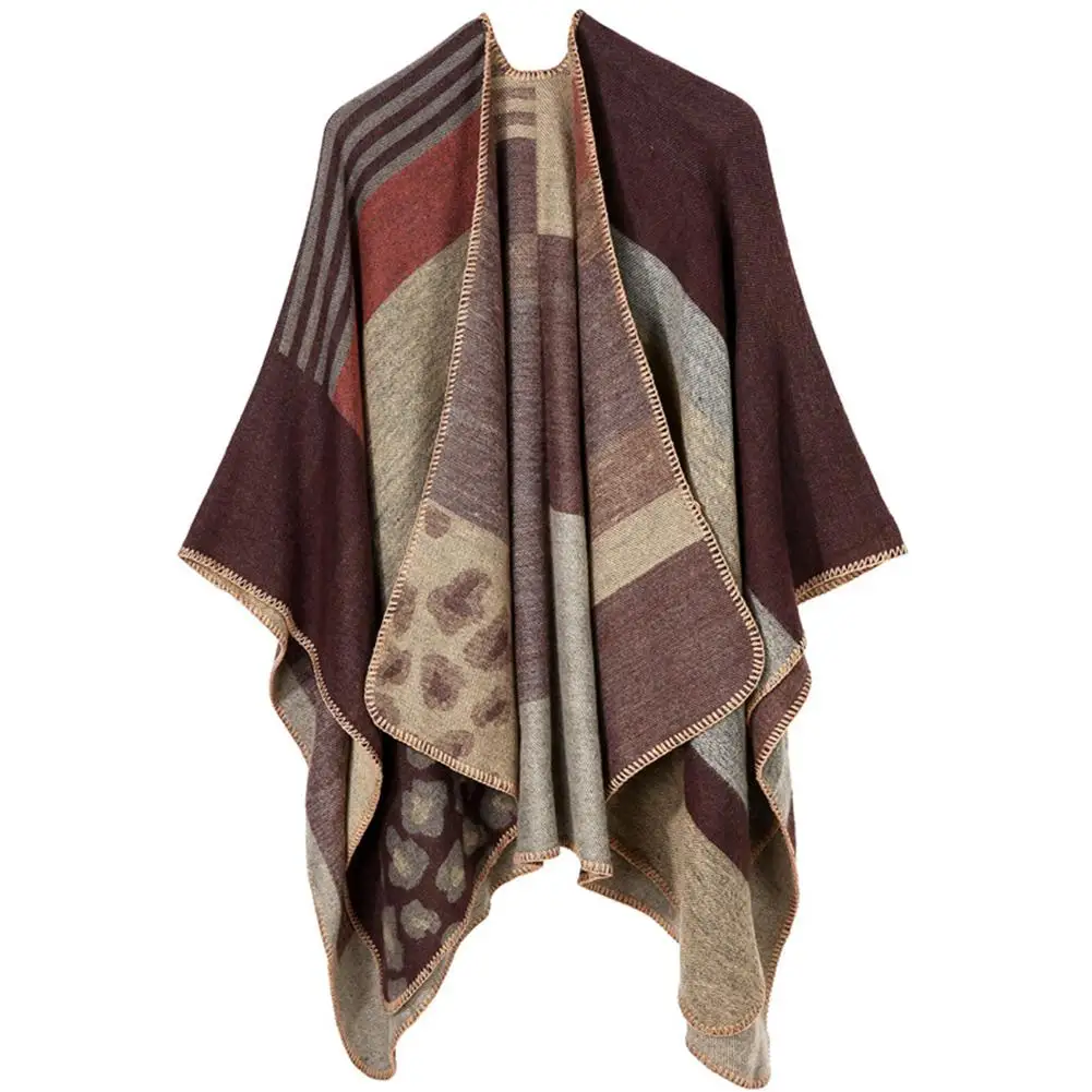 None Thickened Tippet Lengthen Cloak Imitation Cashmere Shawl for Fall/Winter Outdoor Travel Gift
None Thickened Tippet Lengthen Cloak Imitation Cashmere Shawl for Fall/Winter Outdoor Travel Gift